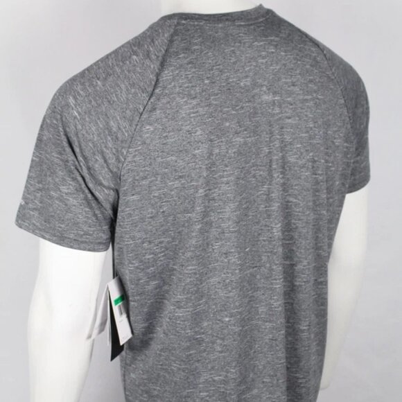 Nike Men's Swim T Shirt Short Sleeve Dri Fit Black Heather UV Protection XL NWT - Picture 2 of 5